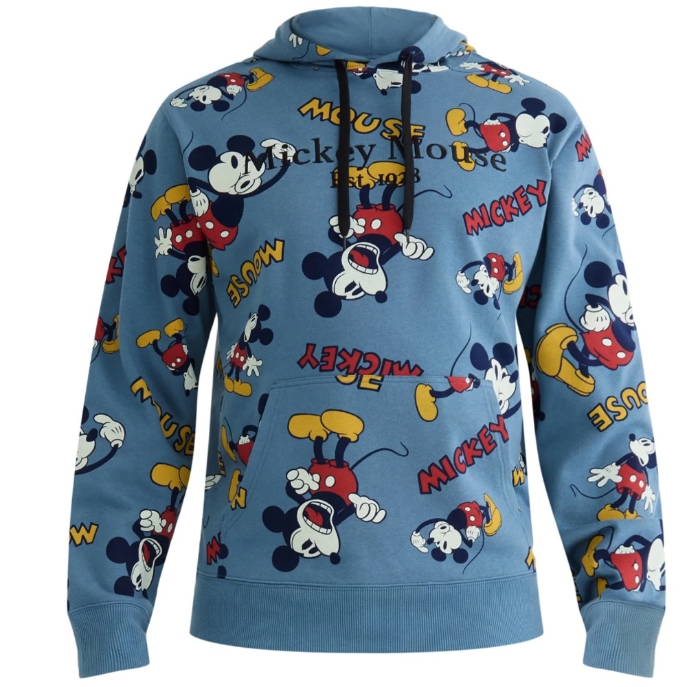 BRAND NEW Disney Men's Mickey Mouse EST 1928 Graphic Hoodie Sweatshirt, Size XL